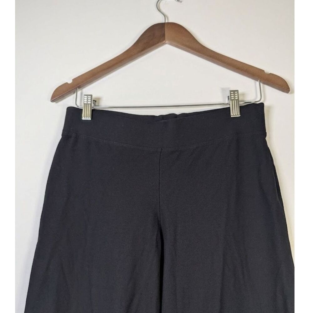 Eileen Fisher Petite Pull On Crop Pants PS Black Stretch Career Casual - Picture 7 of 7